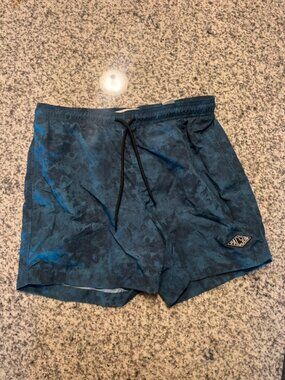 Blue Tie-Dye Swim Shorts S